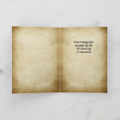 Autumn Pumkin Eichhörnchen, Happy Halloween Niedli Karte (Innenseite)