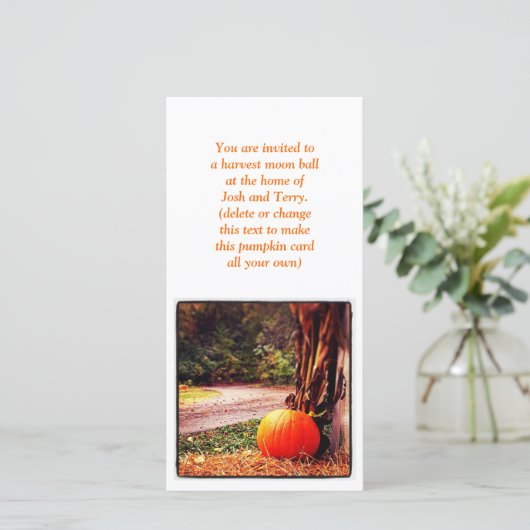 Autumn Pumpkin (Stehend Vorderseite)