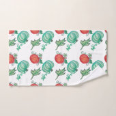 Autumn Pumpkin Art Badhandtuch Set (Handtuch)