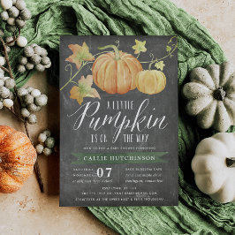 Autumn Pumpkin Baby Dusche Einladung