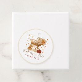 Autumn Pumpkin Baby Dusche Geschenkanhänger