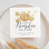 Autumn Pumpkin Baby Dusche Serviette