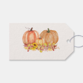 Autumn Pumpkin Baby Shower Favor Tags – Boho Fall Geschenkanhänger