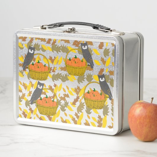 Autumn Pumpkin back to School Kids Lunch Box (Beispiel)
