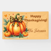 Autumn Pumpkin Banner (Horizontal)