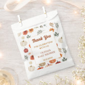 Autumn Pumpkin Boho Fall Baby Dusche Geschenktütchen (Ausgeschnitten)