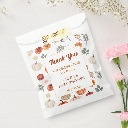 Autumn Pumpkin Boho Fall Baby Dusche Geschenktütchen (Versiegelt)