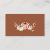 Autumn Pumpkin Books for Baby Enclosure Card Begleitkarte (Rückseite)