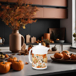 Autumn Pumpkin Bouquet Design<br><div class="desc">Fügen Sie eine festliche Touch zu Ihrem Küchengeschirr mit diesem Herbst Pumpkin Bouquet Design Teapot hinzu. Mit einem charmanten Kürbismuster gepaart mit zartem Herbstblätterdach prägt dieser Teekessel perfekt das Wesen des Herbstes. Das niedliche Ambiente verleiht Ihrer Wohngestaltung Wärme und saisonalen Charme und macht sie zu einer idealen Wahl für gemütliche...</div>