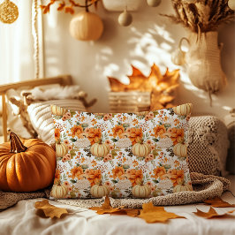 Autumn Pumpkin Bouquet Design Dekokissen