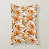 Autumn Pumpkin Bouquet Design Dekokissen (Vorderseite(Vertikal))