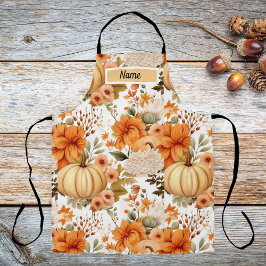 Autumn Pumpkin Bouquet Design individuell anpassba Schürze