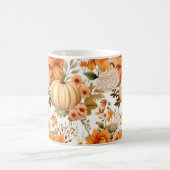 Autumn Pumpkin Bouquet Design Kaffeetasse (Mittel)