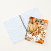 Autumn Pumpkin Bouquet Design Notizblock (Innenseite)
