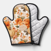 Autumn Pumpkin Bouquet Design Ofenhandschuh (Vorderseite/Rückseite)