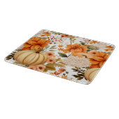 Autumn Pumpkin Bouquet Design Schneidebrett (Ecke)