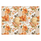 Autumn Pumpkin Bouquet Design Tischdecke (Vorderseite (Horizontal))
