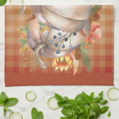 Autumn Pumpkin Bouquet Geschirrtuch (Gefaltet)