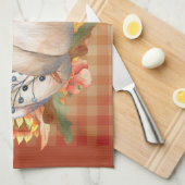 Autumn Pumpkin Bouquet Geschirrtuch (Viertel Falte)