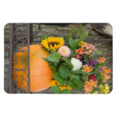 Autumn Pumpkin Bouquet Magnet (Horizontal)