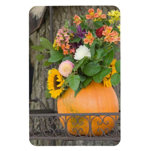 Autumn Pumpkin Bouquet Magnet (Vertikal)