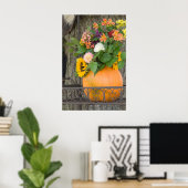 Autumn Pumpkin Bouquet Poster (Heimbüro)