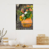 Autumn Pumpkin Bouquet Poster (Küche)