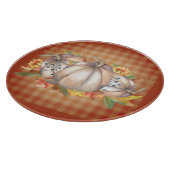 Autumn Pumpkin Bouquet Schneidebrett (Ecke)