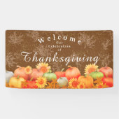 Autumn Pumpkin Brown Banner (Horizontal)