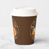 Autumn Pumpkin Brown Pappbecher (Links)