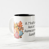 Autumn Pumpkin Celebration Zweifarbige Tasse (Vorderseite Links)