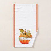 Autumn pumpkin customizeable handtuch (Handtuch)