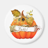 Autumn pumpkin customizeable magnet (Vorne)
