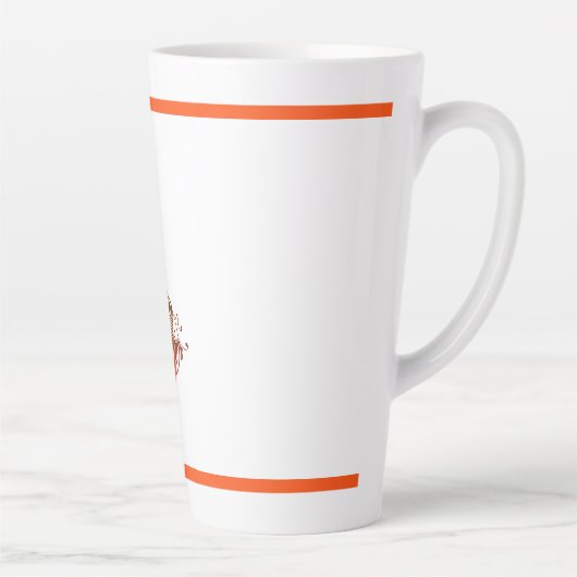 Autumn pumpkin customizeable milchtasse (Rechts)