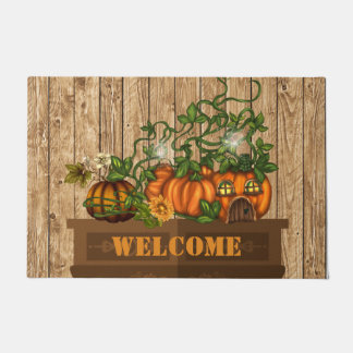 Autumn Pumpkin Door Mat Fußmatte
