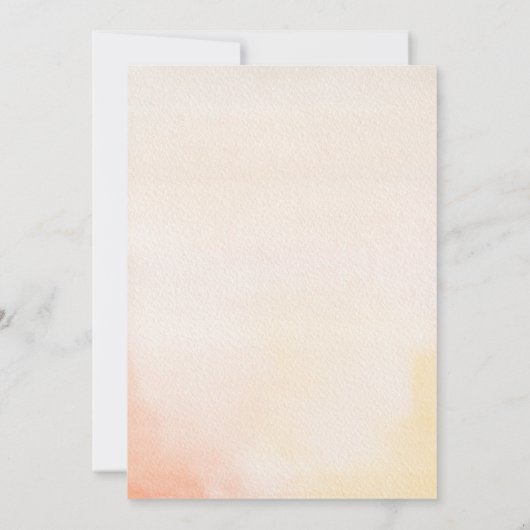 Autumn Pumpkin | Erntedank - Abendessen Einladung (Rückseite)