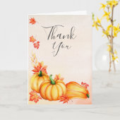 Autumn Pumpkin | ERNTEDANK Karte (Gelbe Blume)