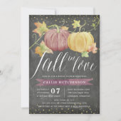 Autumn Pumpkin | Fall-Brautparty Einladung (Vorderseite)