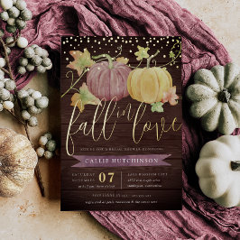 Autumn Pumpkin | Fall-Brautparty Folieneinladung