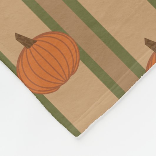 Autumn Pumpkin Fleecedecke (Ecke)