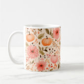 Autumn Pumpkin Floral Tasse (Links)