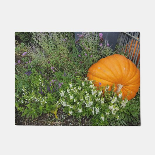 Autumn Pumpkin garden Door Mat Fußmatte (Vorderseite)