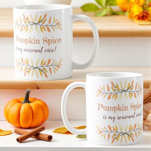 Autumn Pumpkin Gewürz Saisonaler Vizepräsident Cus Kaffeetasse