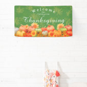 Autumn Pumpkin Green Banner (InSitu)