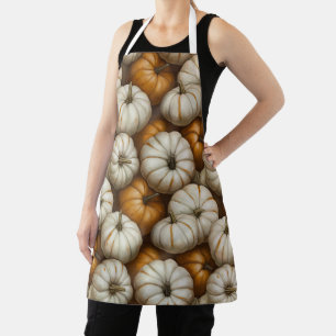 Autumn Pumpkin Harvest Pattern Rustikaler Fall Schürze