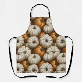 Autumn Pumpkin Harvest Pattern | Rustikaler Fall Schürze