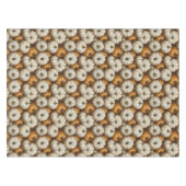Autumn Pumpkin Harvest Pattern | Rustikaler Fall Tischdecke (Vorderseite (Horizontal))