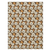 Autumn Pumpkin Harvest Pattern | Rustikaler Fall Tischdecke (Vorderseite)