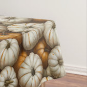 Autumn Pumpkin Harvest Pattern | Rustikaler Fall Tischdecke (Beispiel)