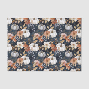 Autumn Pumpkin Herbstlaubs Rustic Decoupage Seidenpapier